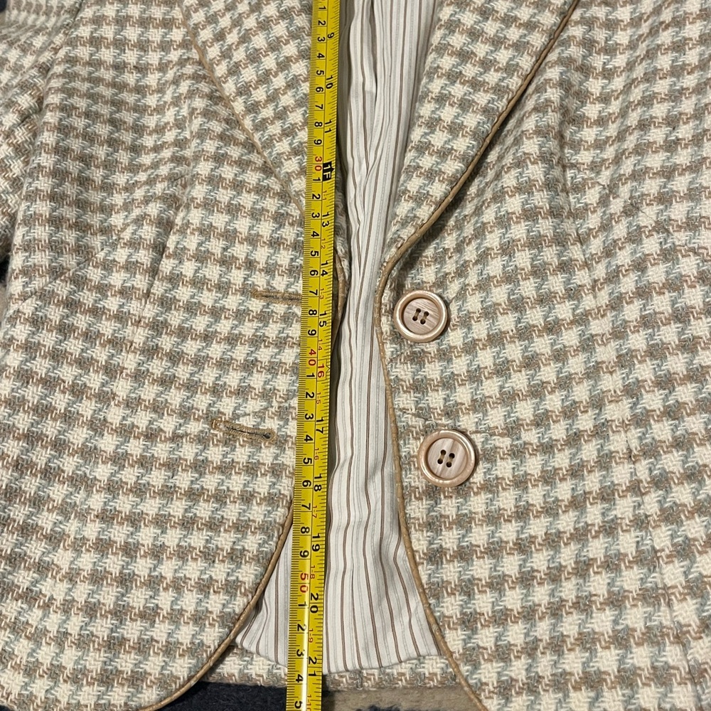 Stylish Houndstooth Boutique Blazer View 6